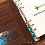 Sổ Tay Bìa Da Còng Của BV Hoàn Mỹ 5 so tay bia da cong 4