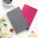 Bìa Da Kẹp Bill Tính Tiền May Viền Ép Logo SHYNH PREMIUM -222 2 bia kep bill tinh tien bang da may vien ep logo shynh premium 222 tphcm 12